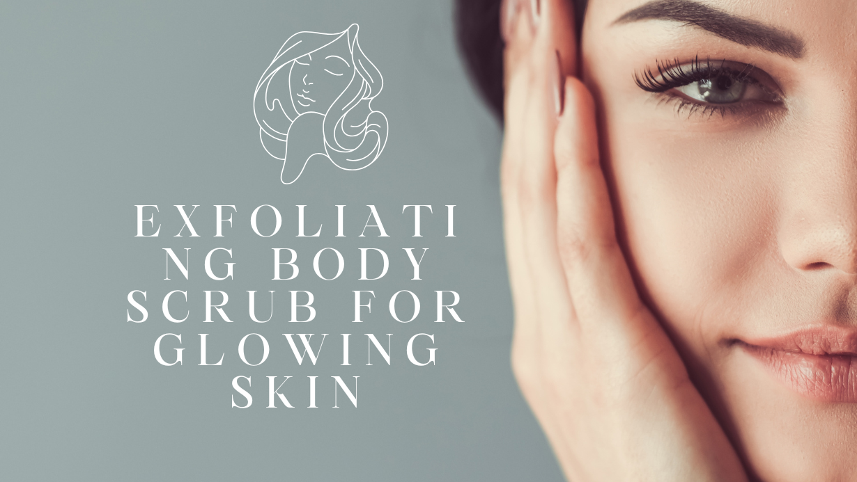 Natural body scrub in a jar with wooden spoon best body scrubs for glowing skin