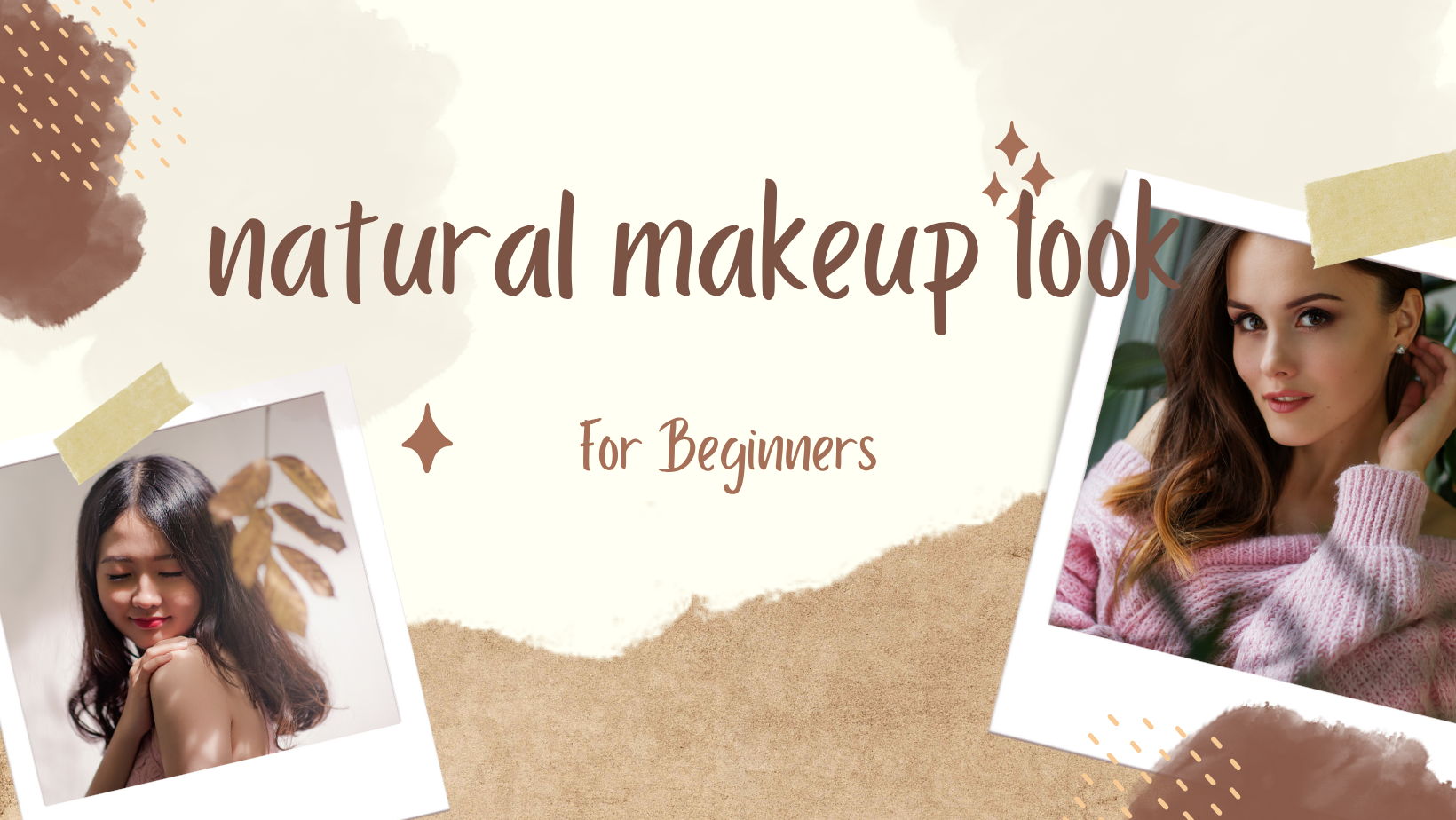 Young woman applying makeup with brush in front of mirror flawless makeup
