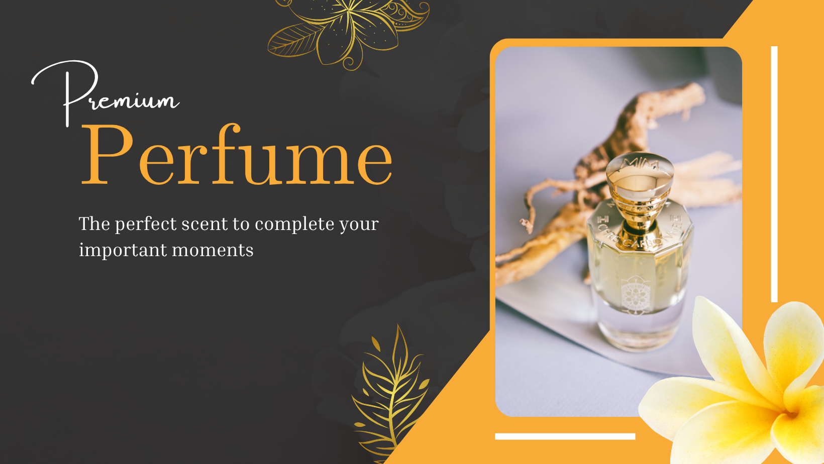 Perfume bottles and body care products arranged for perfume layering
