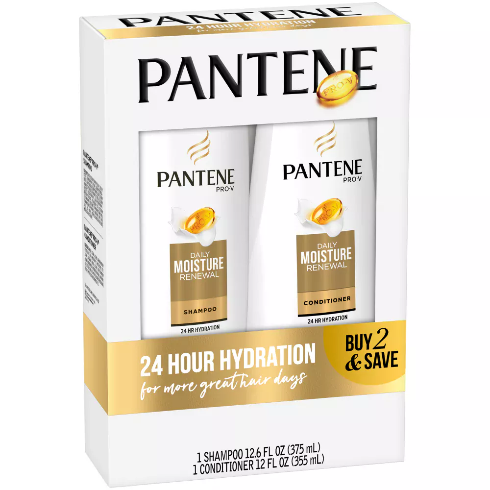 Pantene Pro-V Daily Moisture Renewal Shampoo and Conditioner Set