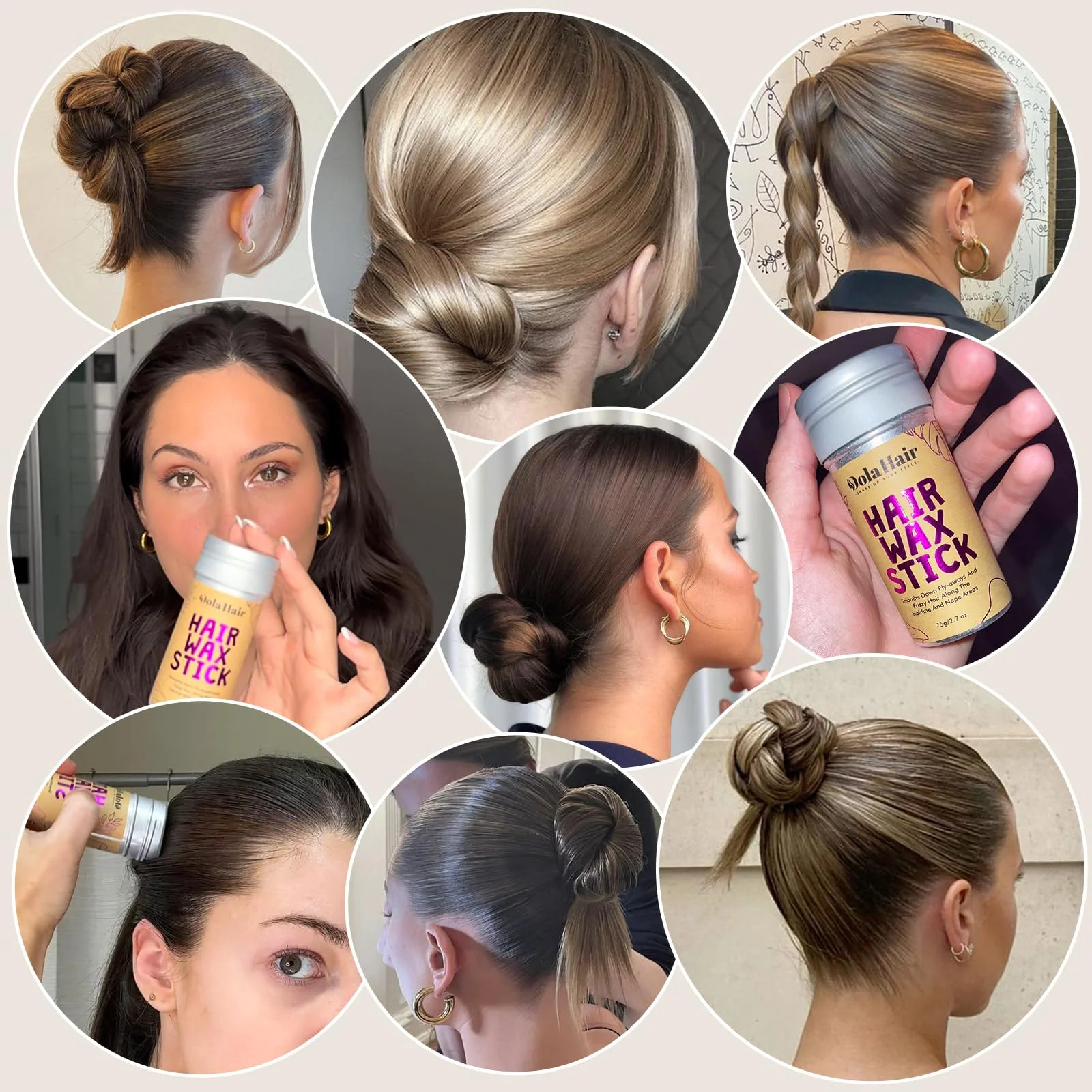 Dolahair Hair Wax Stick – Flyaway Control Pomade