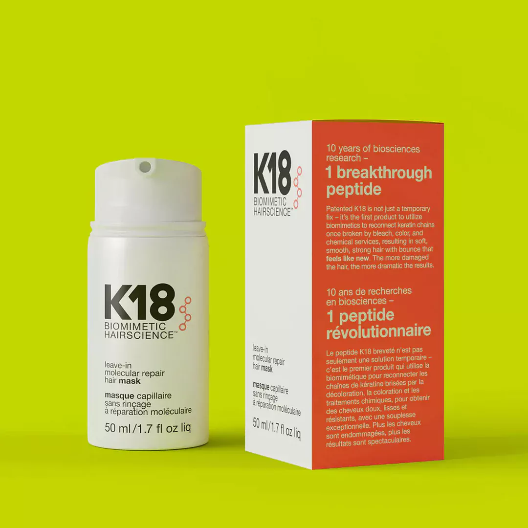 K18 Leave-In Molecular Hair Mask for Damaged Hair Repair
