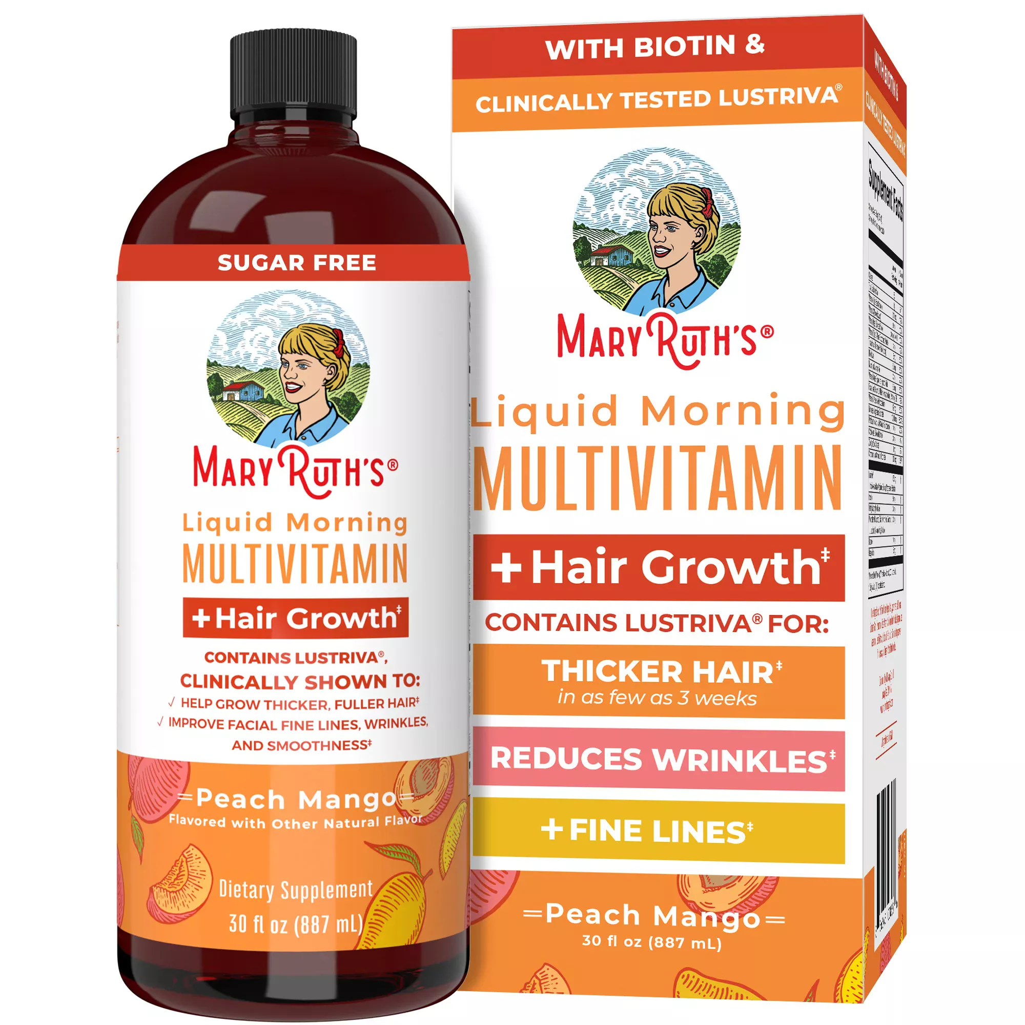 MaryRuth’s Liquid Multivitamin + Hair Growth Bottle